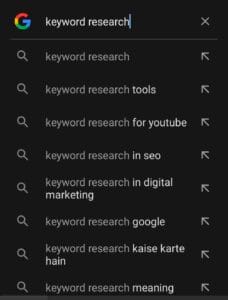 keyword research kaise kare